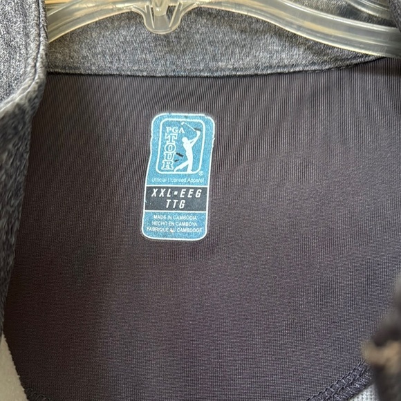 PGA TOUR gray Quarter-Zip Pullover - Picture 2 of 5